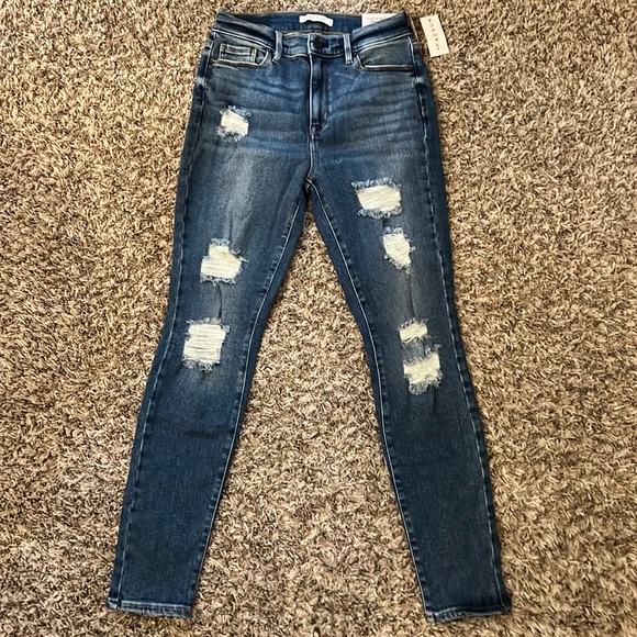 PacSun Denim - NWT PACSUN High Rise Jegging Distressed Ripped Jeans